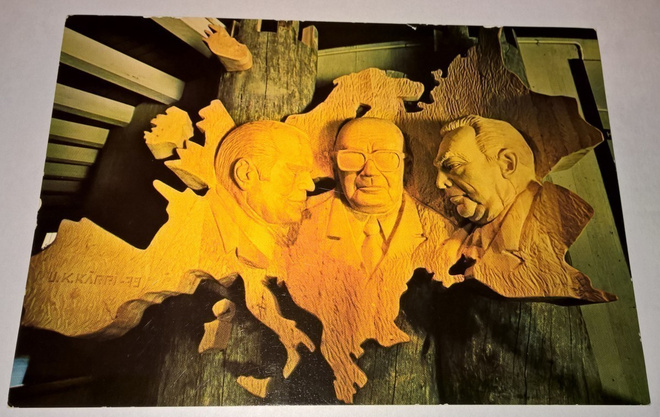 POSTIKORTTI NÄSINNEULA ETYK VEISTOS 1979
