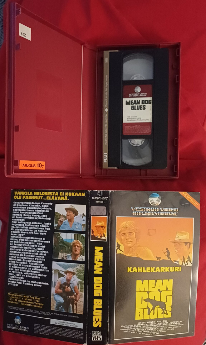 Kahlekarkuri - Mean Dog Blues (Vestron) VHS FiX