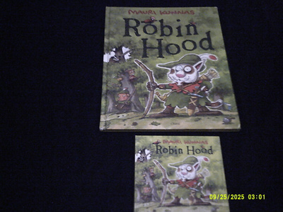 Mauri Kunnas: Robin Hood-kirja + äänikirja; p. 2009; 1.p