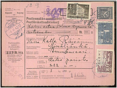 1943 tilaavievä paketti