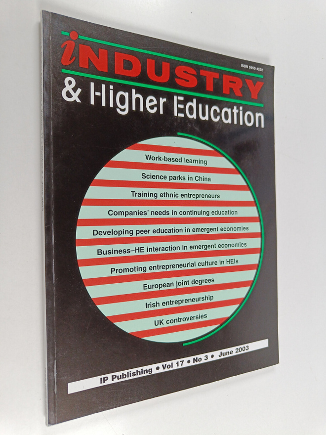 Industry & l-ligher Education : Vol 17, No 3, June 2003