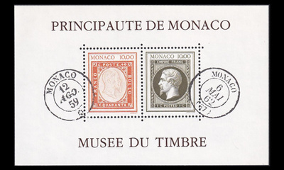 Monaco 2086-7BL56 ** Postimerkkimuseo (1992)
