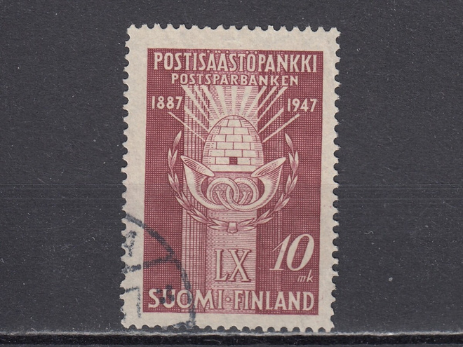 1947 Lape 329 Postisäästöpankin 60-vuotisjuhla