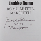 Jaakko Romu : Romu mutta maksettu (signeerattu) - pikkukuva 3