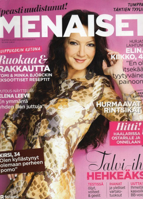 Me Naiset n:o 2 2012 Elina & tytär. Elena Leeven. Katja Gaur