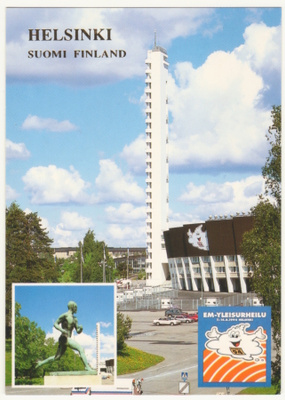 Helsinki Yleisurheilun EM stadion kortti + erikoisleima