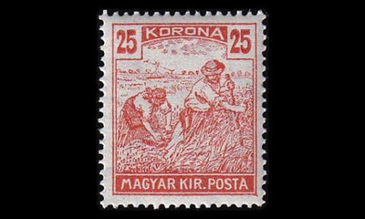 Unkari 344 ** Viikatemies 25 Kr (1921)