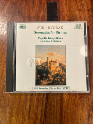 Suk, Dvorak - Serenades For Strings Cd