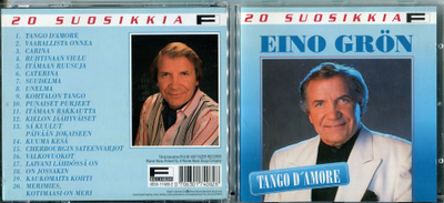 EINO GRÖN . CD-LEVY . 20 SUOSIKKIA - TANGO D´ MORE