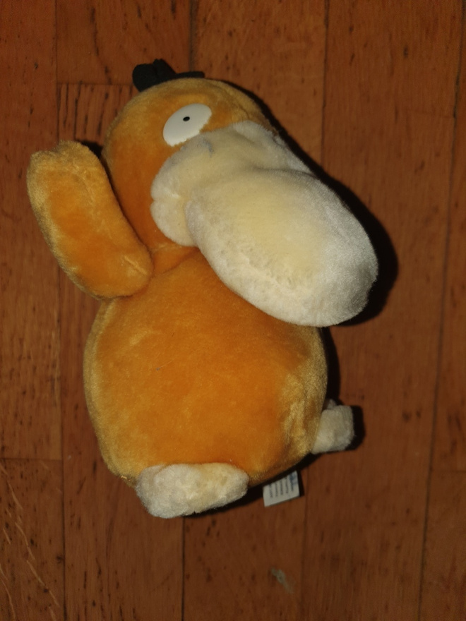 Psyduck Nintendo 1996 alkuperäislapulla pehmolelu RARE