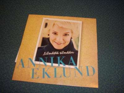 Annika Eklund: Silmästä silmään CDS (Sis.postikulut)