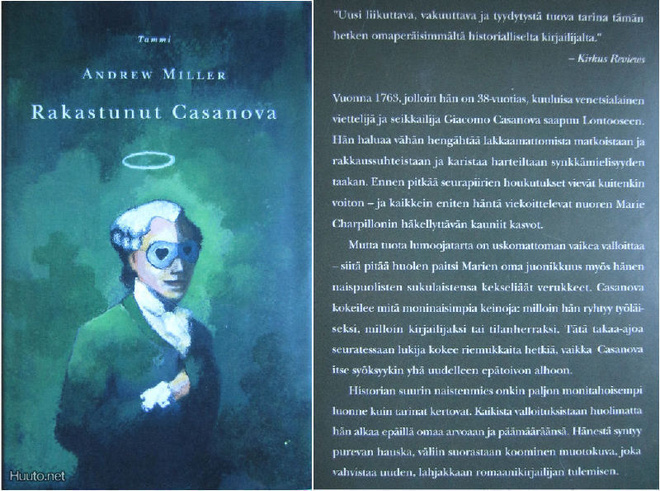 Andrew Miller: Rakastunut Casanova   1p. -99