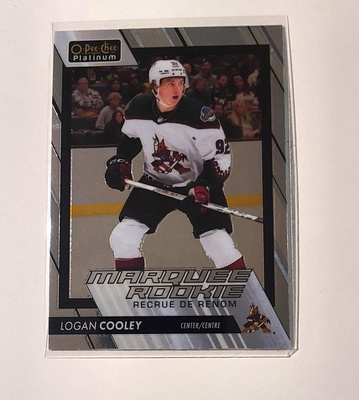 2023-24 OPC Platinum Marquee Rookie #202 Logan Cooley RC