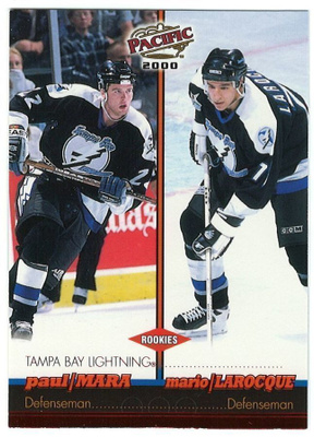 99-00 Pacific Red #400 Paul Mara, Mario Larocque RC