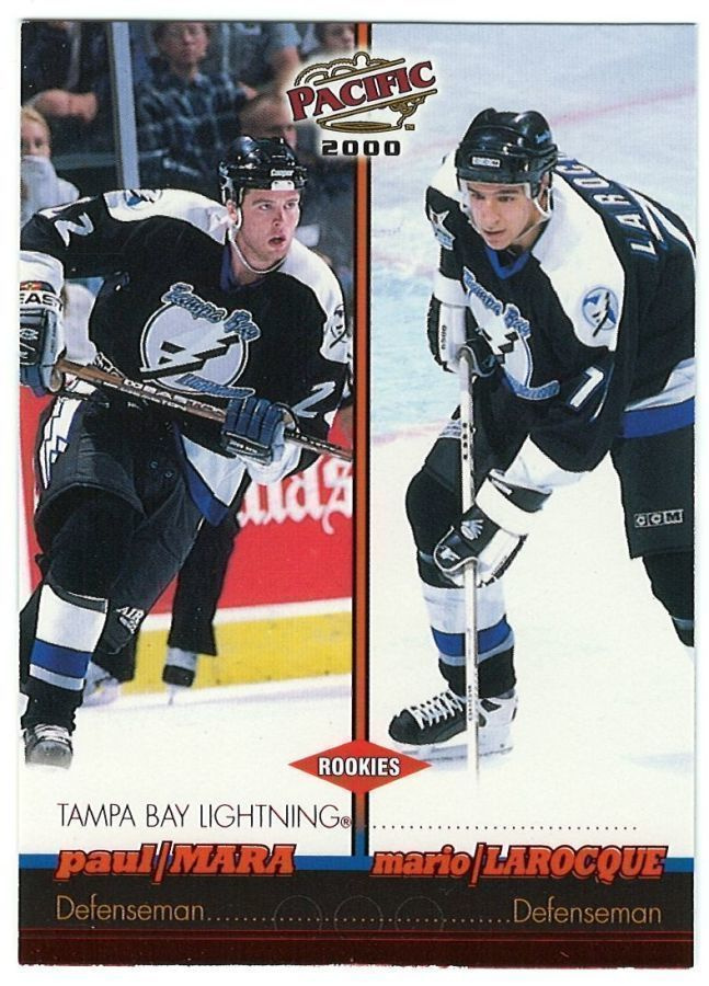 99-00 Pacific Red #400 Paul Mara, Mario Larocque RC