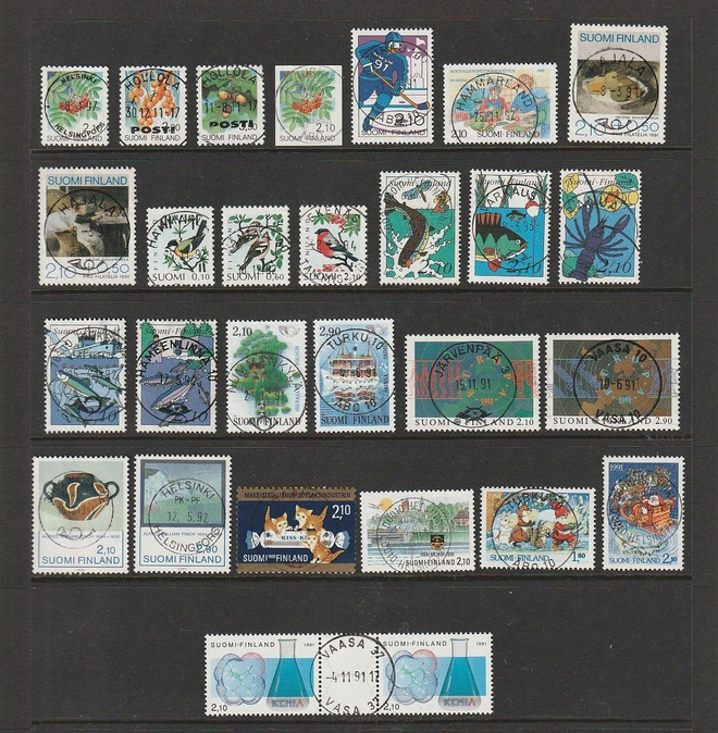 Vuoden 1991 merkit loistoleimattuina.