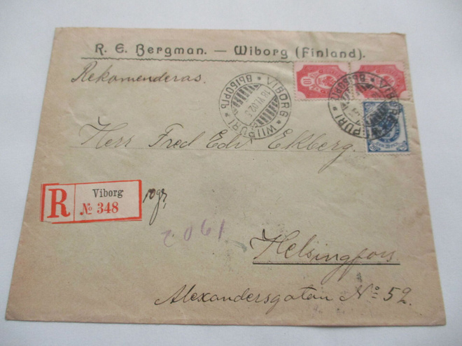 1902 Viipuri R E Bergman Finland R kuori