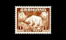 Grönlanti 7 ** Jääkarhu 1 kr (1938)