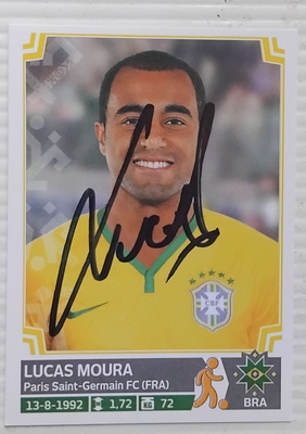 Lucas Moura Brasilia signed