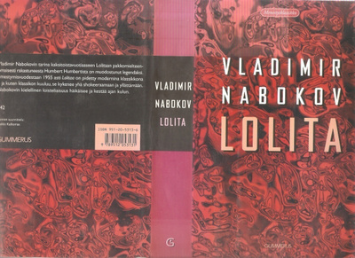 Nabokov, Vladimir: Lolita. Gummerus 1998, 9. p., skp., K3