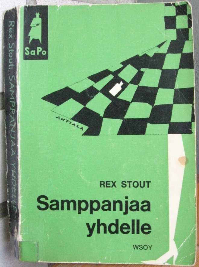 SaPo 64. Rex Stout: Samppanjaa yhdelle. 1. painos.