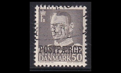 Tanska PF_33 o Frederik IX 50 öre harmaa (1949)