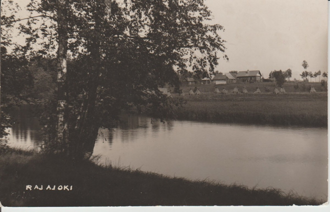 LUOVUTETTU ALUE RAJAJOKI EI TAVANOMAINEN 1937