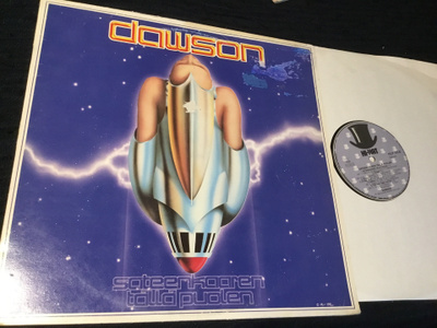 DAWSON Sateenkaaren tällä puolen Rare Suomi hardrock Hihat