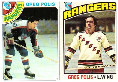 2 x Legenda GREG POLIS New York Rangers