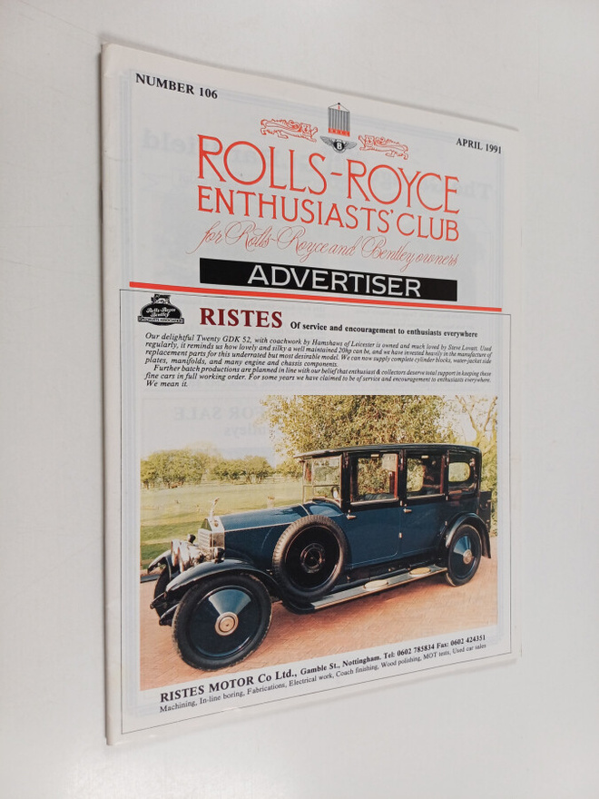 Rolls-Royce enthusiasts' club for Rolls-Royce and Bentley...