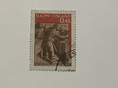 639 / 1968 Tervakosken paperitehdas o leimattu
