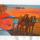 "°ONNI ON...°" -KORTTI / T.Peltoniemi (Hörölä) - pikkukuva 1
