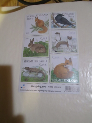 2004 Metsän eläimiä bl  postituore