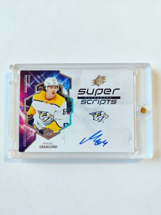 Mikael Granlund - 19-20 SP Super Script Autograph