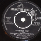 7" RAY CHARLES  No Letter Today - single 1965 soul rock VG++ - pikkukuva 1