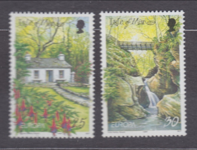 Isle of Man  1999 Mi 799-800 Luonnonpuistoja