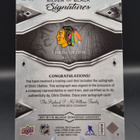 2018-19 UD Black Diamond Chris Chelios Silver Auto /125 - pikkukuva 2