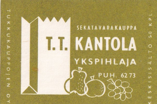 Ykspihlaja . T.T. Kantola    b501