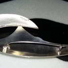 9.5cm desing Kaija Aarikka hopea solki - pikkukuva 2