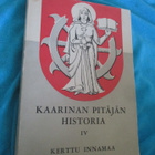 Kerttu Innamaa : Kaarinan pitäjän historia 4, - pikkukuva 1