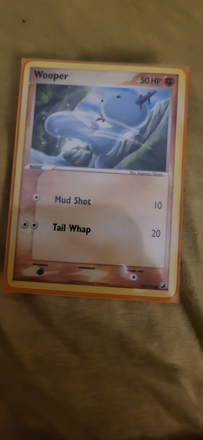 Wooper 79/115 - EX Unseen Forces card