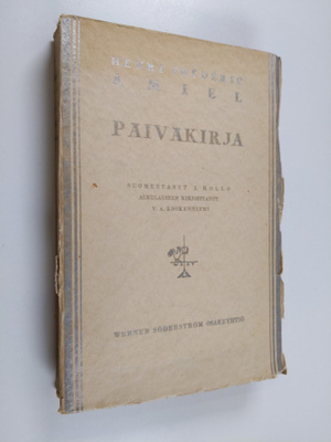 Henri-Frederic Amiel : Päiväkirja