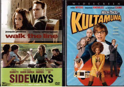 2 KPL DVD ELOKUVIA