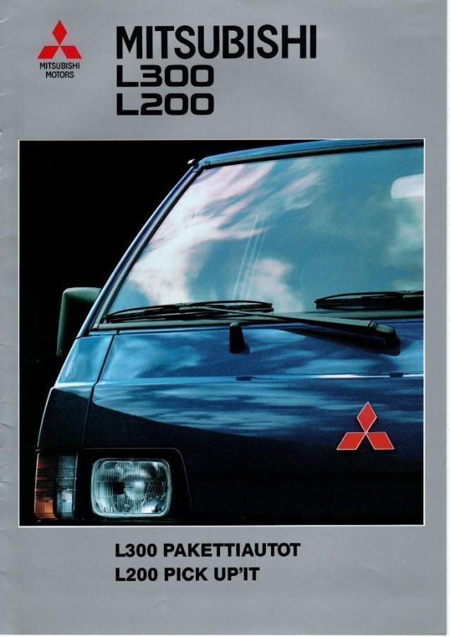 Mitsubishi L200 ja L300 -esite, 1988