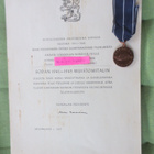 Jatkosodan Muistomitali Myöntökirjalla- - pikkukuva 1