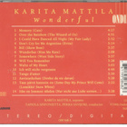 KARITA MATTILA WONDERFUL - pikkukuva 2