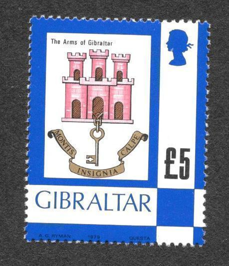 Gibraltar -  Vaakuna 1979 (Mic. 391) **