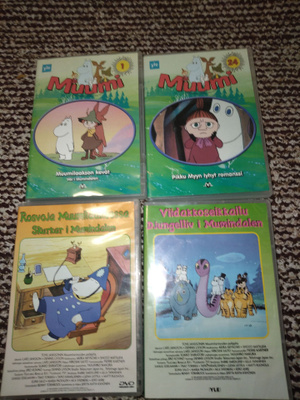 Muumit 4x Dvd