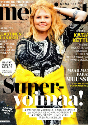 Me Naiset n:o 42 2018 Katja Kettu. Linda. Elastinen & Uniikk