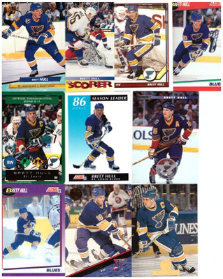 10 x BRETT HULL St. Louis Blues